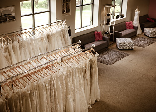 evas bridal center main floor