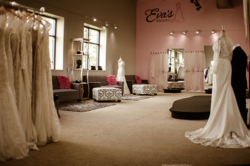 evas bridal center showroom